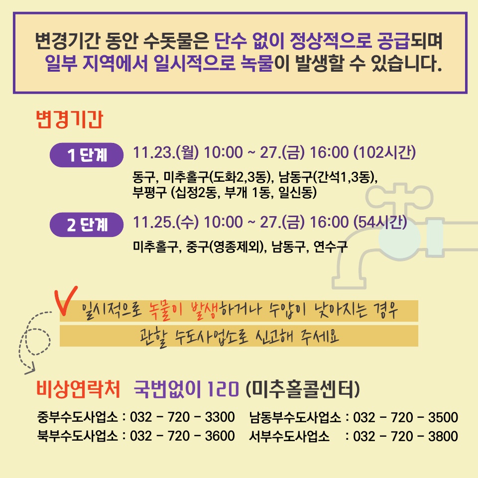 수산정수장 가동중지에 따른 수돗물 공급체계 변경의 2번째 이미지