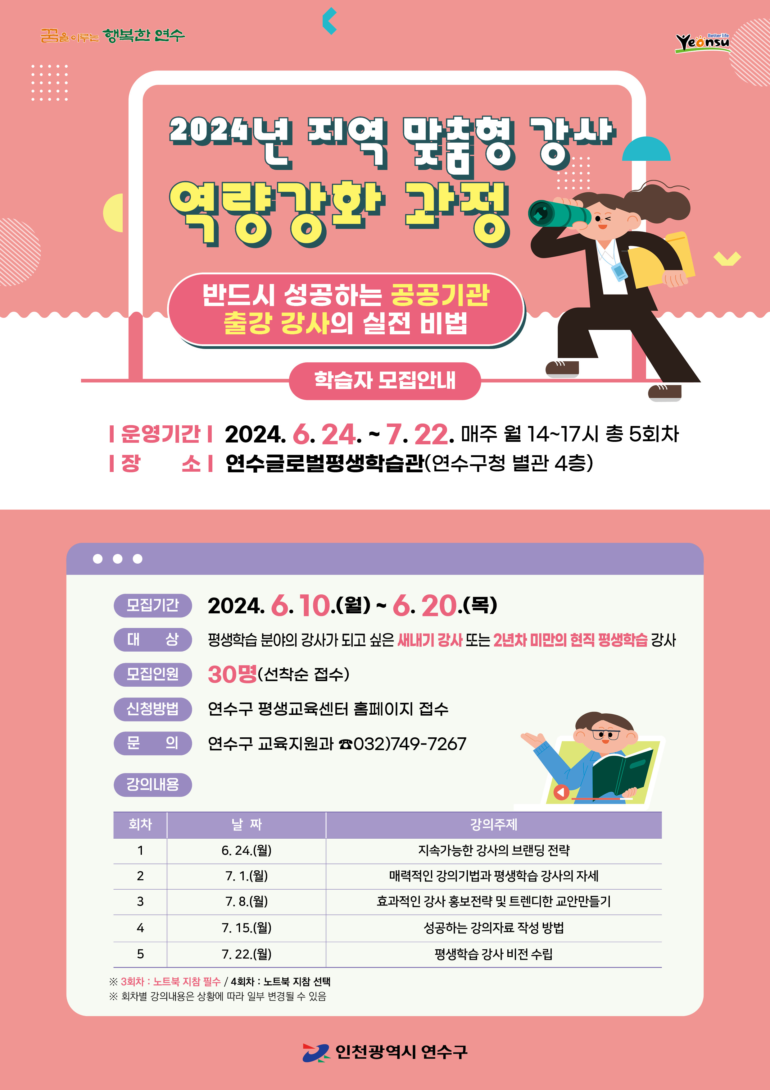 2024년 지역 맞춤형 강사 역량강화 과정 